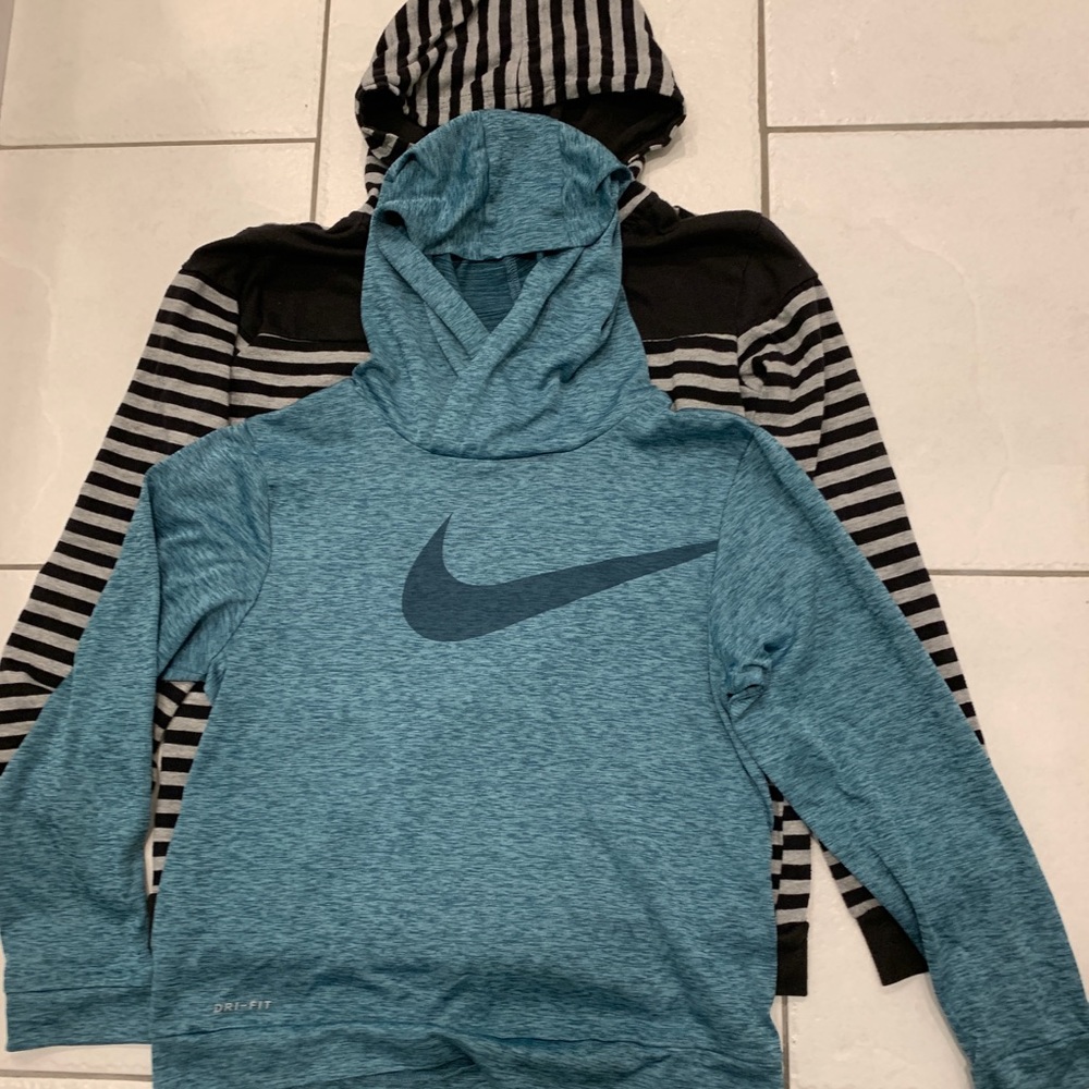 Boys nylon shirts and hoodies